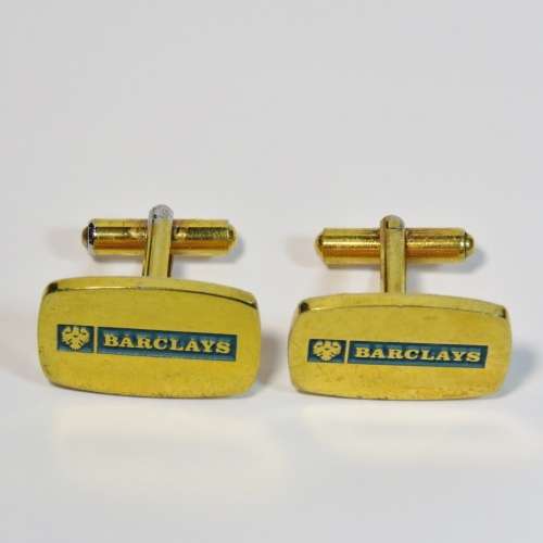 Cufflinks Vintage pair of Barclays Bank cufflinks was listed for R200
